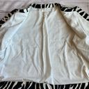 Chico's  Linen Blend Tweed Zebra Print Button Up Blazer Size 1 Photo 4