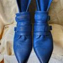 John Fluevog Women's pointed toe buckle boots, size 11 Photo 0