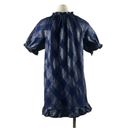 Hill House  The Katherine Glitter Check Navy Nap Dress Photo 9