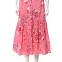 Love Shack Fancy  Mateo mellow Pink Floral Midi Skirt NWT Photo 3