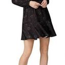 Slate + Willow  Black Star Printed Faux Wrap Dress Size Large $225 Photo 0