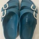 Birkenstock  Arizona Eva Sandals Women's Size EU 40N US 9-9.5 Turquoise Slides Photo 0