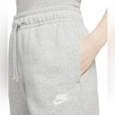 Nike Sportswear Club Fleece Wide Leg High Waisted Jogger Sweatpants Gray NSW L Photo 2