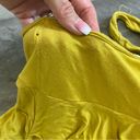 Twelve By Twelve Chartreuse Ruffle Top Racerback Small Soft Stretchy Photo 8