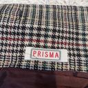 American Vintage Vintage Prisma Houndstooth Multicolored Tweed Black and White Blazer Photo 3