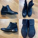 Ralph Lauren Ralph‎ Lauren “Kaliyah” Black Leather Pull-on Ankle Boots 8.5 Photo 1