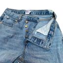 Princess Polly Princess Poly high waist crossover button fly slim straight jeans size 2 Photo 3