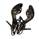 Ralph Lauren  Womens Snake Print Strappy Leather High Heel Dress Shoes Size 8 B Photo 4