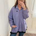 Nike Vintage  Purple Long Windbreaker Photo 1