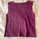 Coldwater Creek Plum Purple Sleeveless Tank Top Size Large Photo 0