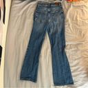 BDG Stretch High Waist Flare Jeans 26, Medium Wash, Distressed, Urban Outfitters Photo 7