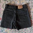 Levi’s Orange Tab Black Denim Shorts Photo 0