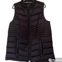 J.Jill  Goose Down Puffer Vest Womens Size 1X Full Zip Pockets Black Photo 0