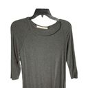 Max Studio Gray Stretchy Three-Quarter Sleeve Shirt Wm S Photo 1