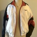 Nike Vintage  Sz S Windbreaker Jacket burnt orange White/Black Full Zip Photo 0