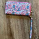 Simply Southern  Women's Wristlet‎ Wallet Floral Pink Blue One Size Photo 2