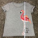 Kate Spade  Women’s Flamingo Short Sleeve Tee Shirt Size XS Photo 8