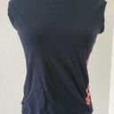 American Apparel  Women's Black Sleeveless Tee Top Size Small S Rock Clim… Photo 0