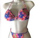 Princess Polly Bright Pink Floral Bianca Sexy Bikini Swimsuit Top 6 Bottom 2 Photo 0