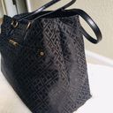 Tommy Hilfiger Black Monogram Tote Photo 1