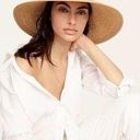 J.Crew  Textured Summer Straw Hat in Dusty Dune Photo 0