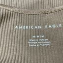 American Eagle Outfitters Adjustable Carmel Brown Tank With Scrunch Photo 2