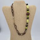 Coldwater Creek Vintage  Beaded Stone Necklace Chunky Boho Fashion Accessories Photo 10