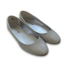 American Eagle , size 6.5, silver sparkler ballet flats Photo 0