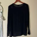 Vince Silk Blend Long Sleeves Top Black Size XS Photo 1