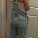 Denim Full Length Overalls Photo 2