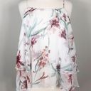 Leith  Nordstrom Tiered Camisole Tank Top Floral XL Photo 2