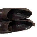 Via Spiga  Loafers Brown Leather Wedge Slip On Shoes Size 7M Photo 4