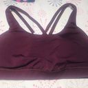 Lululemon Dark Purple Sports Bra Size 10 Photo 0