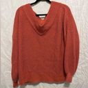 Zenana  v-cut coral sweater. Size XL. Photo 1