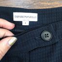 Emporio Armani  • black wide leg trousers textured woven pleated mid rise Photo 2