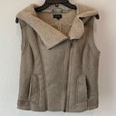 Topshop Sherpa Lined Vest with Hood Photo 0