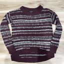 Calvin Klein Jeans  Maroon and White Soft Crewneck Sweatshirt Women’s Small Photo 0