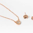 Coach Necklace & Tea Rose Stud Set Photo 0