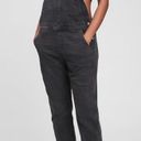 Gap washed black straight leg overalls Photo 0