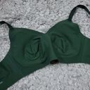 Aerie  Smoothez Padded Bralette Lined Adjustable Straps Stretch Green Size Small Photo 5