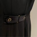 Ted Baker RARE  Little Black Dress Suiting Dress Button Front Photo 6