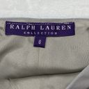 Ralph Lauren New  Collection Purple Label skirt womens 8 gray lined side zip Photo 5