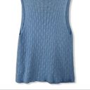 American Apparel  Cable Knit Breezy Blue Tank Top Photo 5