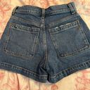 Madewell High Waist Sailor Jean Shorts Photo 4