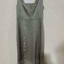 Show Me Your Mumu  Claire midi satin dress in moss green luxe satin NEW XL Photo 0