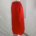 Pendleton Vintage Wool Pencil Skirt Red Midi Photo 3