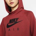 Nike  Air Women’s Rust Red Pullover Hoodie Sweatshirt Size Large Photo 7