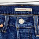 Levi's  Wedgie Straight Dark Wash High Waisted Cut Off Hem Jeans - 26 Photo 1