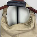 Diane Von Furstenberg  DVF Tan Navy Colorblock Leather Mandy Hobo Purse Photo 13