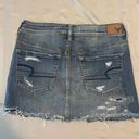 American Eagle Distressed Jean Skirt Photo 1